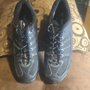 Shimano Men's Black Mesh Lace-Up Cycling Sneakers